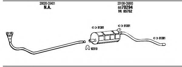 FONOS NI80359 Система випуску ОГ