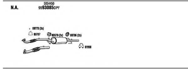 FONOS OPH22691A Система випуску ОГ