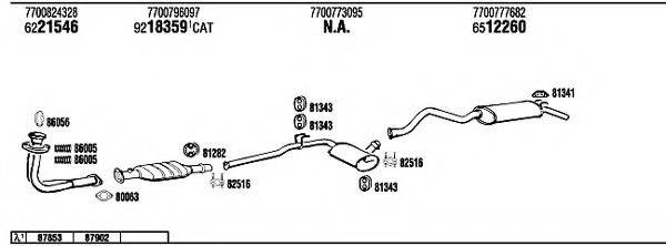 FONOS RE72158A Система випуску ОГ