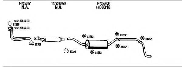 FONOS VW21006 Система випуску ОГ