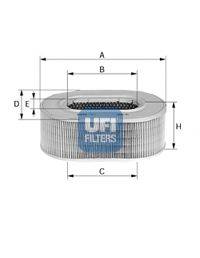 UFI 2770500 Повітряний фільтр