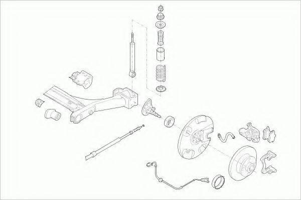 BOGE VWGOLFRB007 Рульове управління; Підвіска колеса