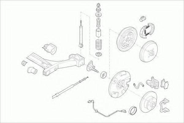 BOGE VWGOLFRB016 Рульове управління; Підвіска колеса