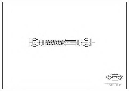 CORTECO 19019119 Гальмівний шланг