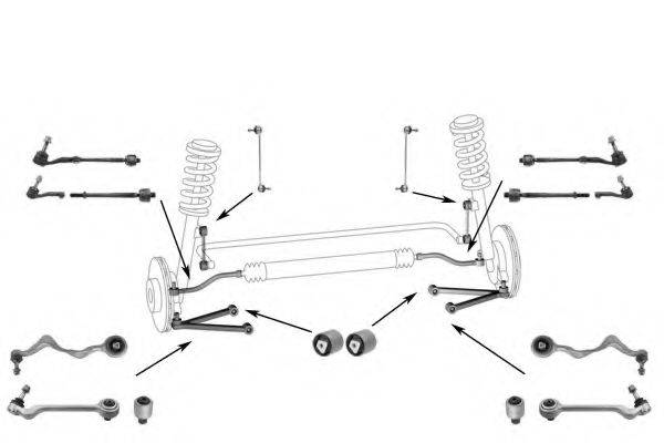 MEYLE WG0511400 Рульове управління; Підвіска колеса