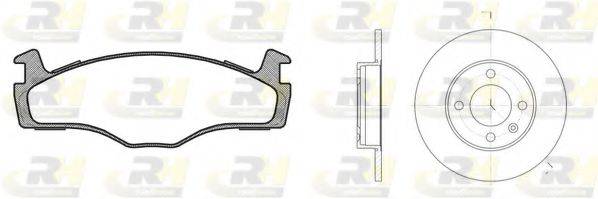 ROADHOUSE 817103 Комплект гальм, дисковий гальмівний механізм