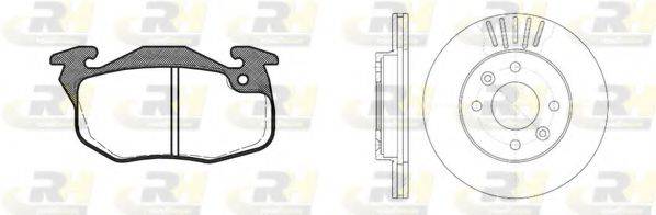 ROADHOUSE 819202 Комплект гальм, дисковий гальмівний механізм