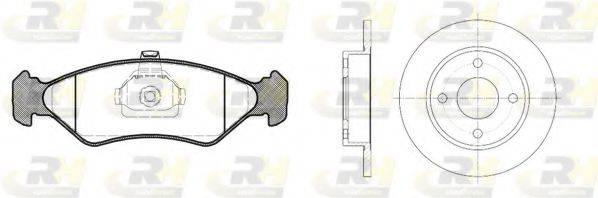 ROADHOUSE 828501 Комплект гальм, дисковий гальмівний механізм