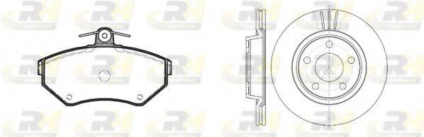 ROADHOUSE 863102 Комплект гальм, дисковий гальмівний механізм