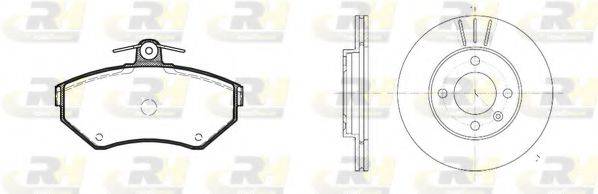 ROADHOUSE 863104 Комплект гальм, дисковий гальмівний механізм