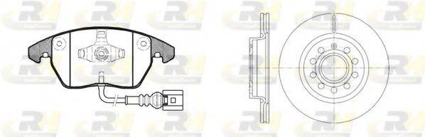 ROADHOUSE 8103004 Комплект гальм, дисковий гальмівний механізм