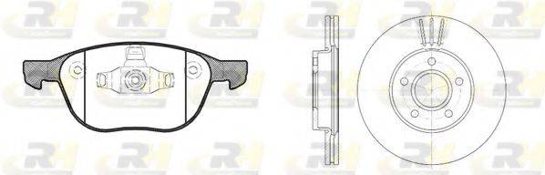 ROADHOUSE 8108200 Комплект гальм, дисковий гальмівний механізм