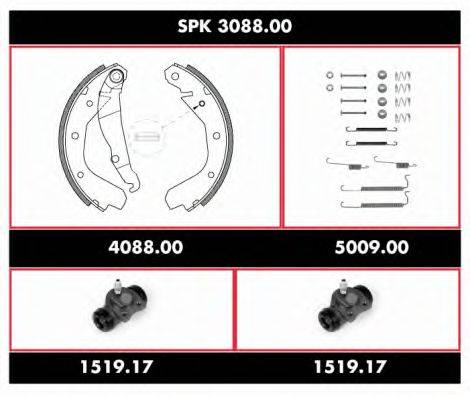 REMSA SPK308800 Комплект гальм, барабанний гальмівний механізм