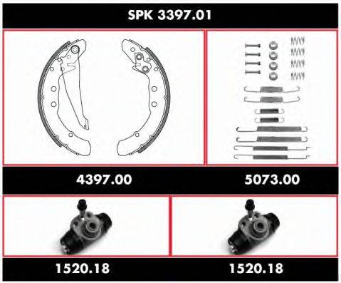 REMSA SPK339701 Комплект гальм, барабанний гальмівний механізм