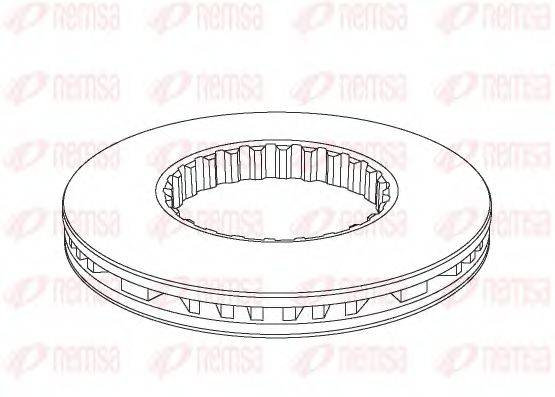 REMSA NCA114620 гальмівний диск