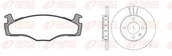 REMSA 817105 Комплект гальм, дисковий гальмівний механізм