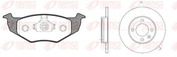 REMSA 860903 Комплект гальм, дисковий гальмівний механізм