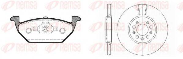 REMSA 863306 Комплект гальм, дисковий гальмівний механізм