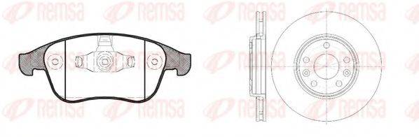 REMSA 8135000 Комплект гальм, дисковий гальмівний механізм