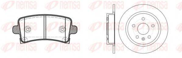 REMSA 8138800 Комплект гальм, дисковий гальмівний механізм