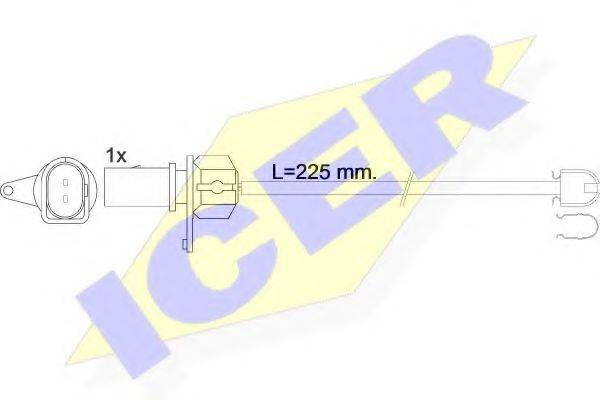 ICER 610599C Сигналізатор, знос гальмівних колодок