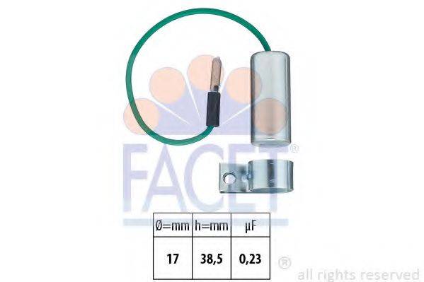 FACET 00334 Конденсатор, система запалювання