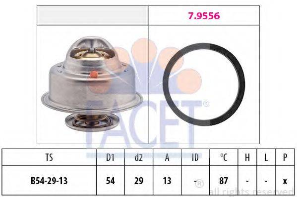 FACET 78211 Термостат, охолоджуюча рідина