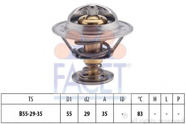 FACET 78323S Термостат, охолоджуюча рідина