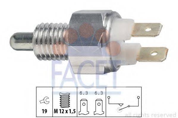 FACET 76029 Вимикач, фара заднього ходу