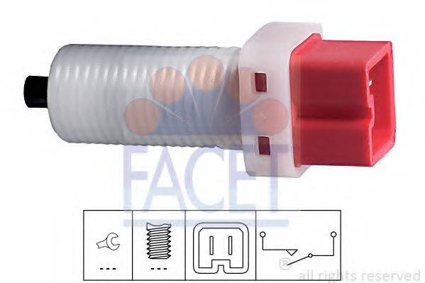 FACET 71191 Вимикач ліхтаря сигналу гальмування