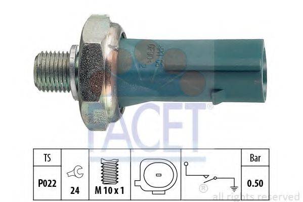 FACET 70196 Датчик тиску масла