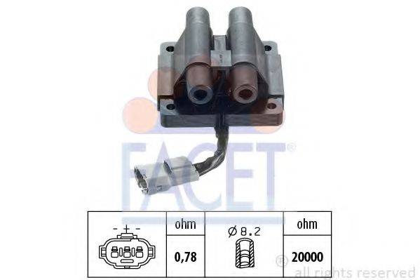 FACET 96166 Котушка запалювання