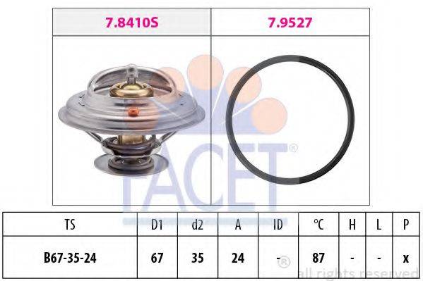 FACET 78410 Термостат, охолоджуюча рідина