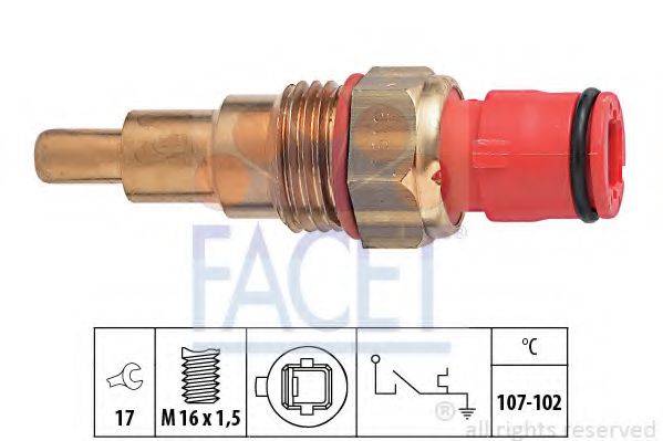 FACET 75193 Термивимикач, вентилятор радіатора