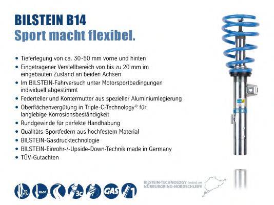 BILSTEIN BIL005316 Комплект ходової частини, пружини / амортизатори