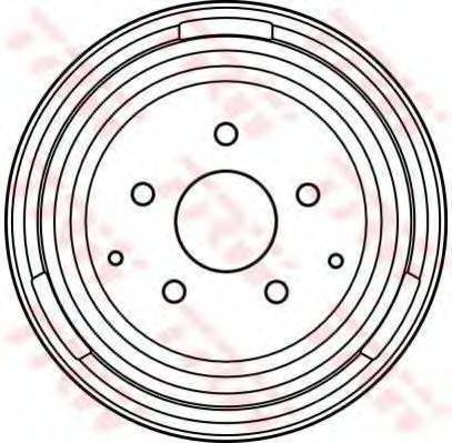 TRW DB4080 Гальмівний барабан