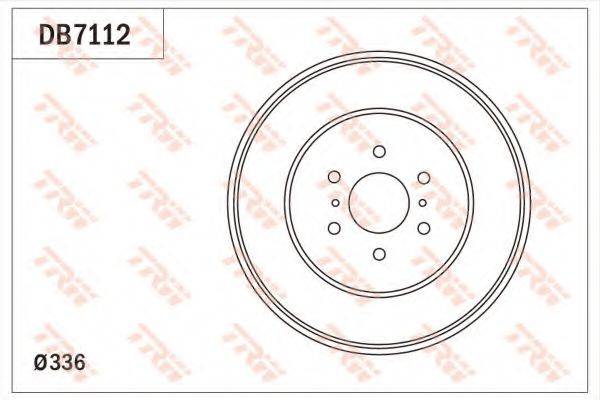 TRW DB7112 Гальмівний барабан