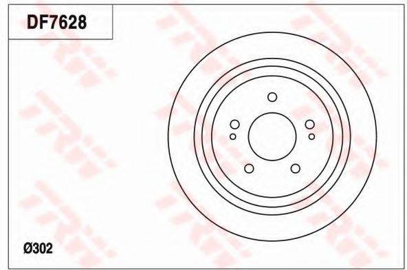 TRW DF7628 гальмівний диск