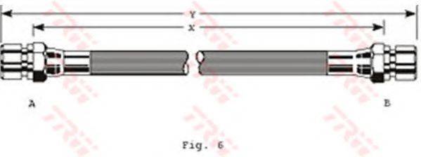 TRW PHA120 Гальмівний шланг
