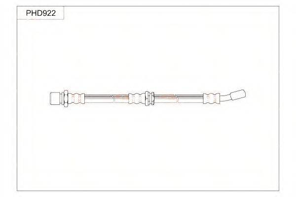 TRW PHD922 Гальмівний шланг