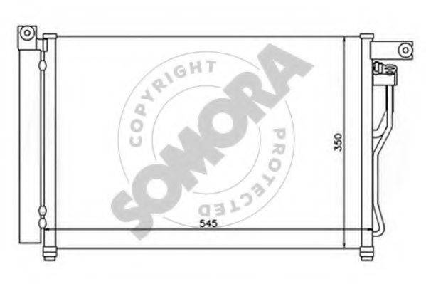 SOMORA 131460 Конденсатор, кондиціонер