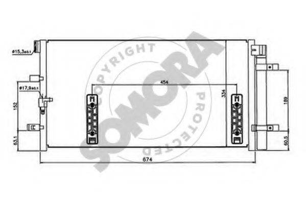 SOMORA 021760 Конденсатор, кондиціонер