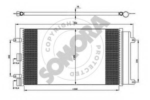 SOMORA 088060A Конденсатор, кондиціонер