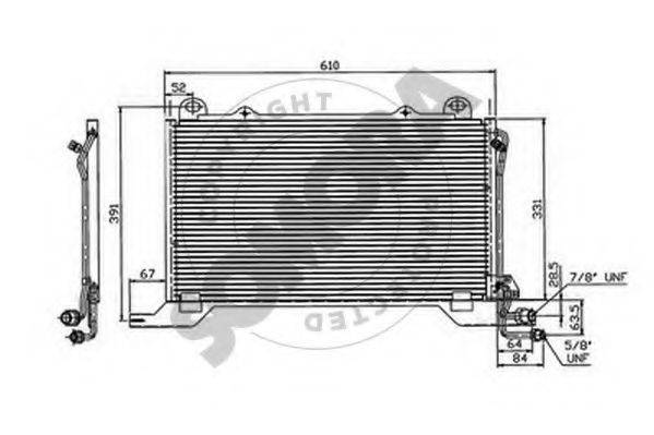 SOMORA 170660B Конденсатор, кондиціонер