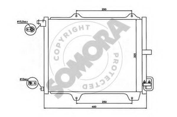 SOMORA 304060 Конденсатор, кондиціонер