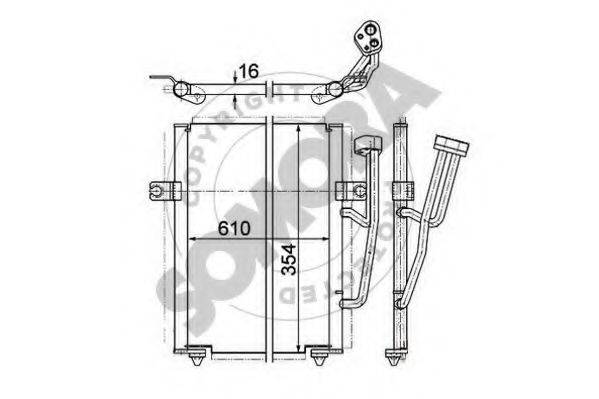 SOMORA 361260 Конденсатор, кондиціонер
