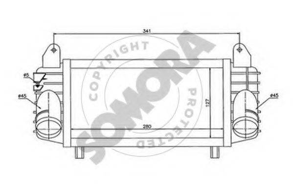 SOMORA 023045R Інтеркулер