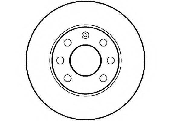 NATIONAL NBD005 гальмівний диск