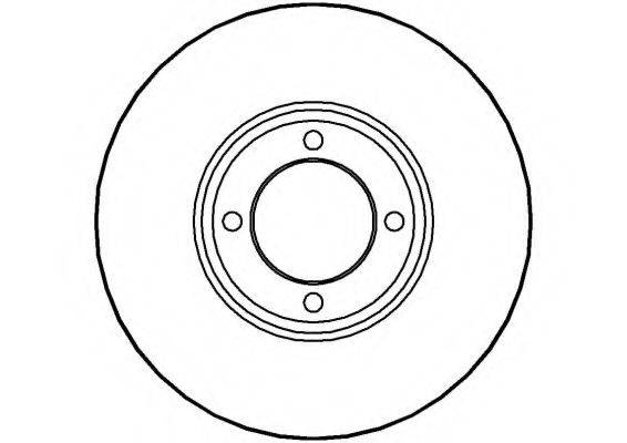 NATIONAL NBD007 гальмівний диск