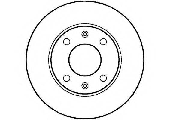 NATIONAL NBD046 гальмівний диск